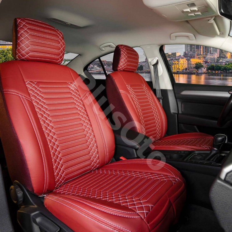 Plus Star Bordo 5’li Deri Oto Koltuk Kılıfı Plus Star Bordo 5’li Deri Oto Koltuk Kılıfı
